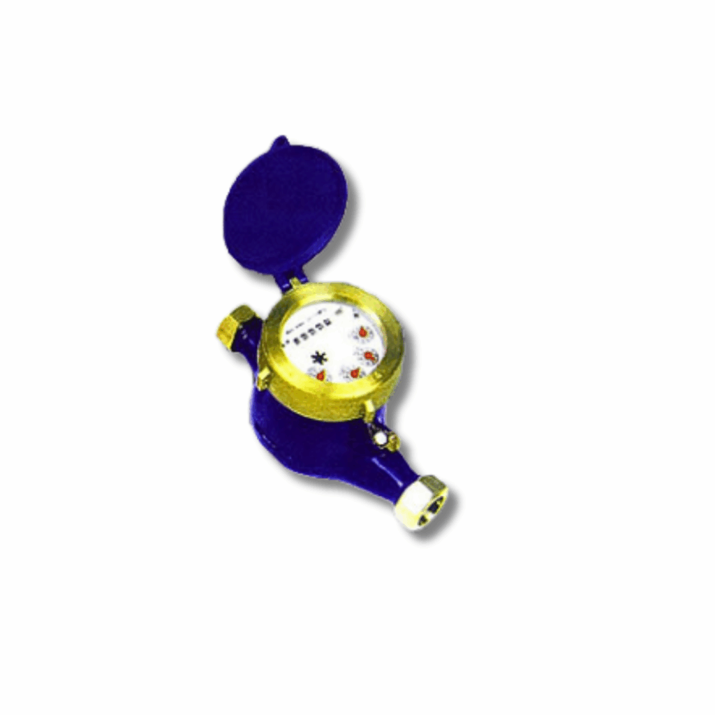 เครื่องวัดน้ำแบบเกลียวทองเหลือง – Brass Threaded Water Meter สำหรับระบบประปาภายในอาคาร