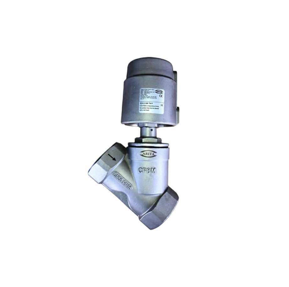 วาล์วควบคุมลม ARITA Pneumatic Angle Seat Valve รุ่น SYP-S16