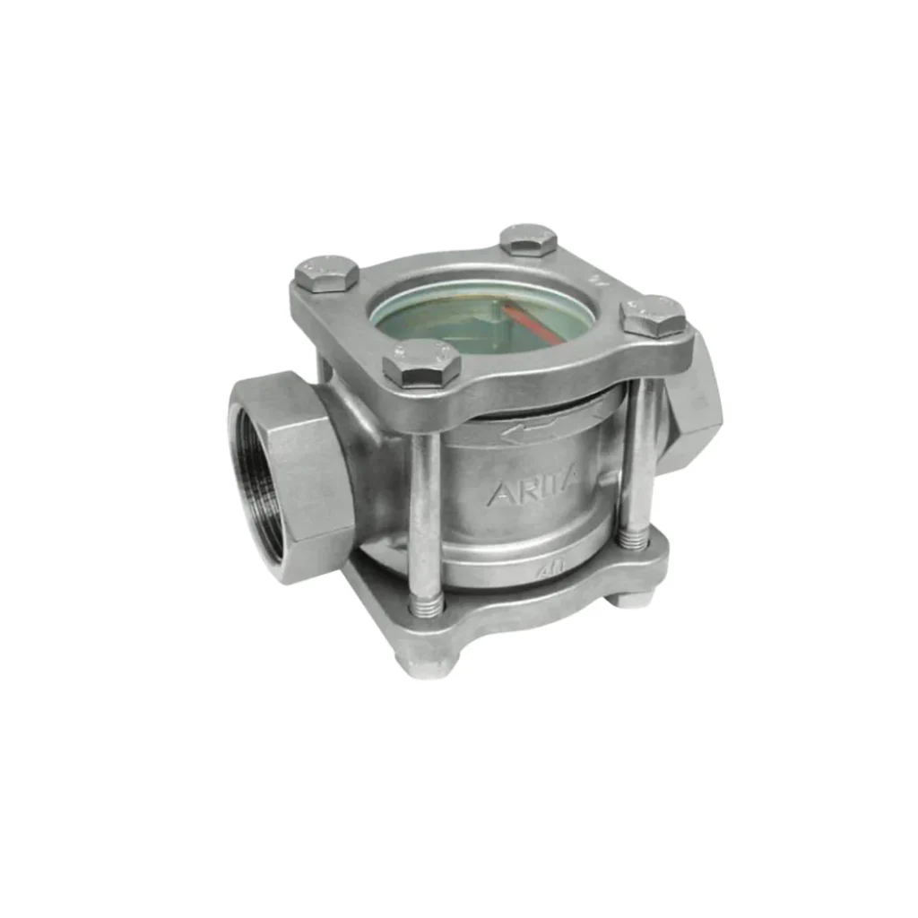 Sight Glass Valve Arita สแตนเลส 316 เกลียวใน | ตรวจสอบการไหลของของเหลวได้ง่าย