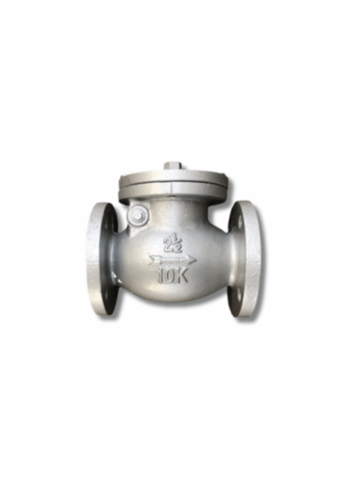 Swing Check Valve Cast Iron JIS10K Arita วาล์วกันย้อนเหล็กหล่อ