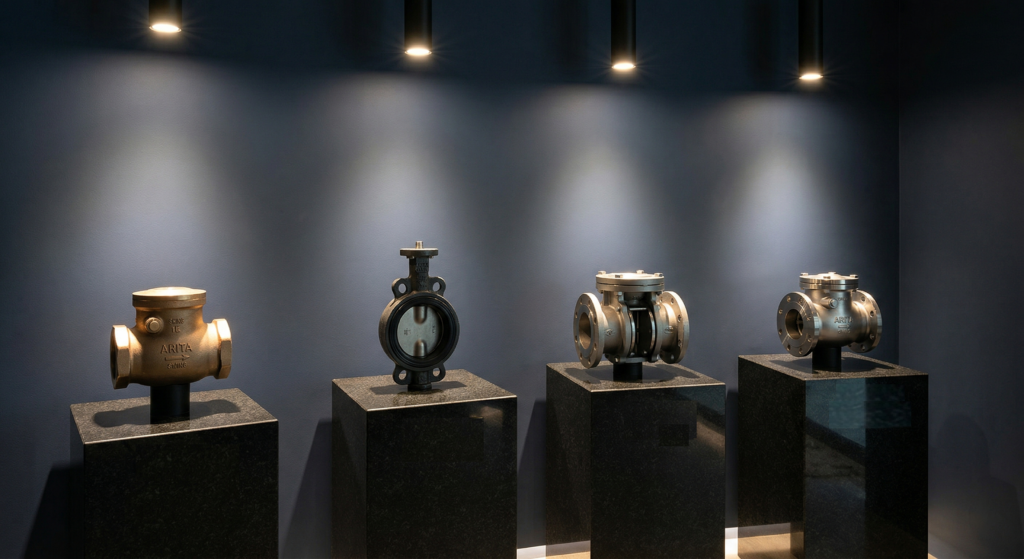 Check Valve มีตั้งหลายแบบ! สรุปให้จบในโพสต์เดียว: เมื่อไหร่ต้องใช้ Swing, Wafer หรือ Dual Check? เลือกพลาด…ปั๊มอาจพัง